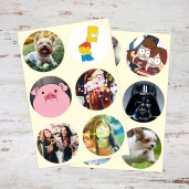 Стикер круглый 90х90 мм