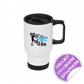 Металлическая автомобильная кружка