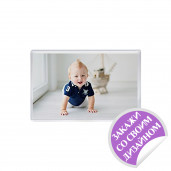 Магнит акриловый прямоугольный 7х10,5см